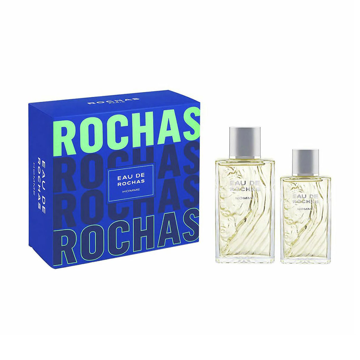 Парфумований набір чоловічий Rochas Eau de Rochas Homme Set (туалетна вода, 100 мл + туалетна вода, 50 мл)